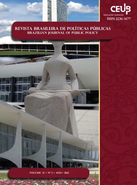 Imagem ilustrativa da capa da Revista Brasileira de Políticas Públicas da CEUB.